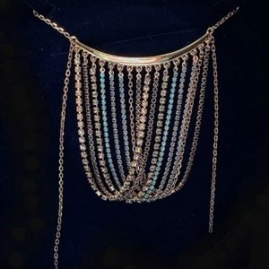 AUTHENTIC Swarovski Drama Chain Necklace NWT